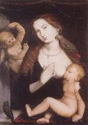 Hans Baldung Grien Virgin and Child with Parrots France oil painting artist